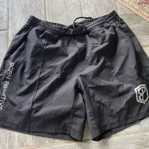 Born Primitive Men's Black Athletic Shorts XL
